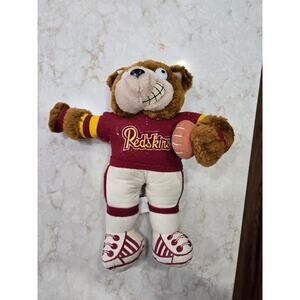 Vintage Washington Redskins Plus Teddy Bear NFL Football 1992 Good Stuff